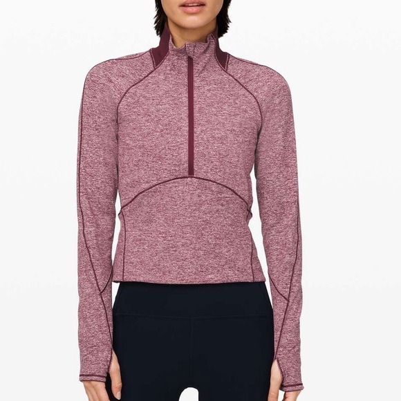 Lululemon Always Alert 1/2 Zip
Heathered Garnet - Picture 1 of 6